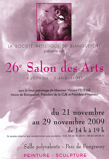 26ème Salon des Arts, Blanquefort (33)